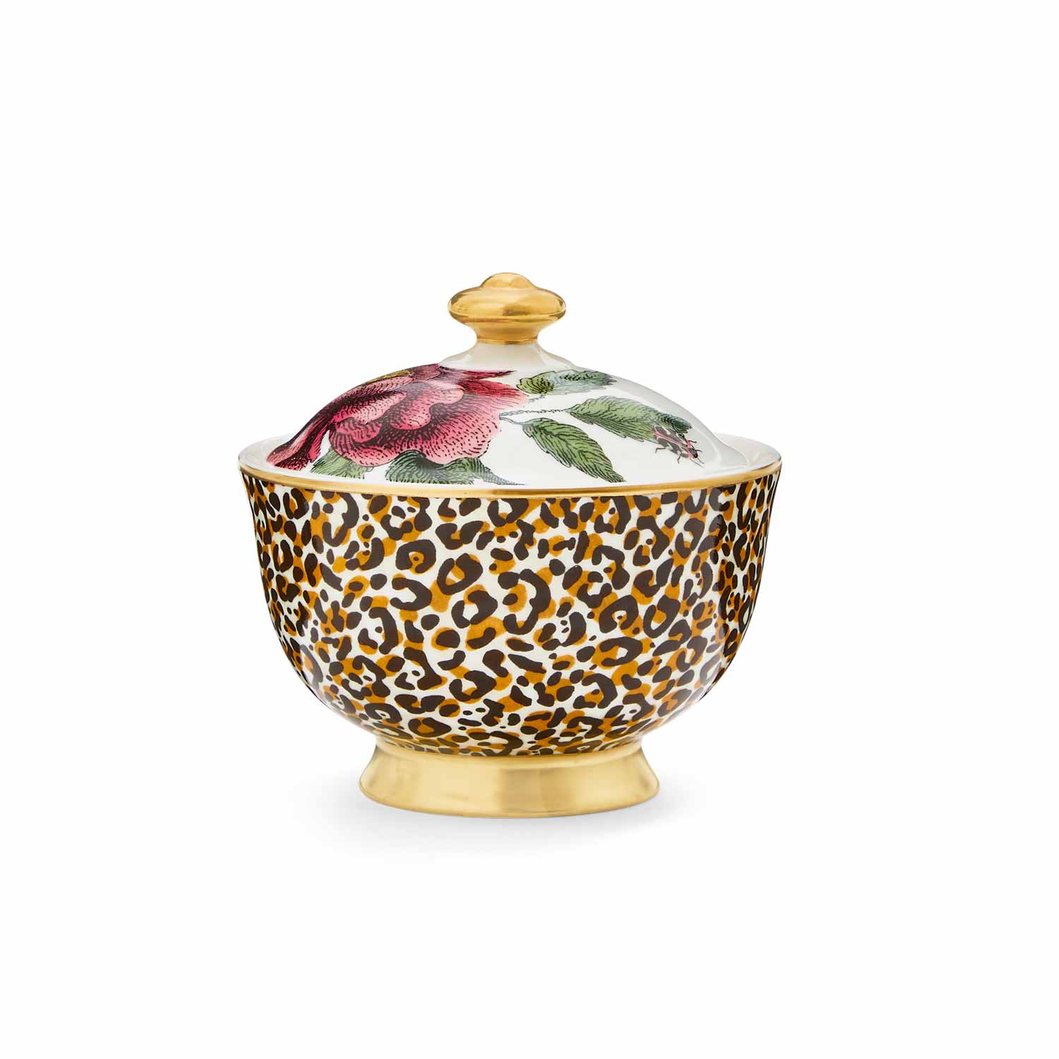 Creatures of Curiosity Leopard Sugar Bowl image number null